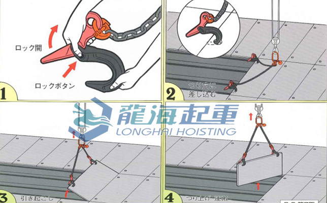 JDH型鹰牌钢板吊钩使用案例